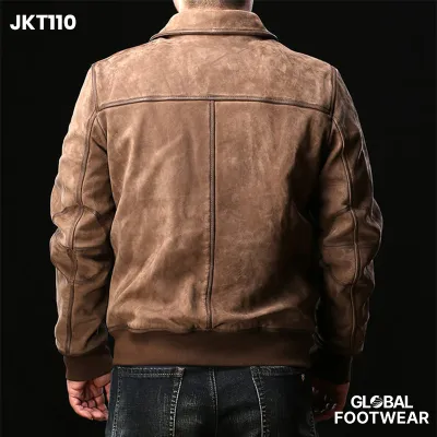Top layer cattle A1 Air flight suit  leather jacket